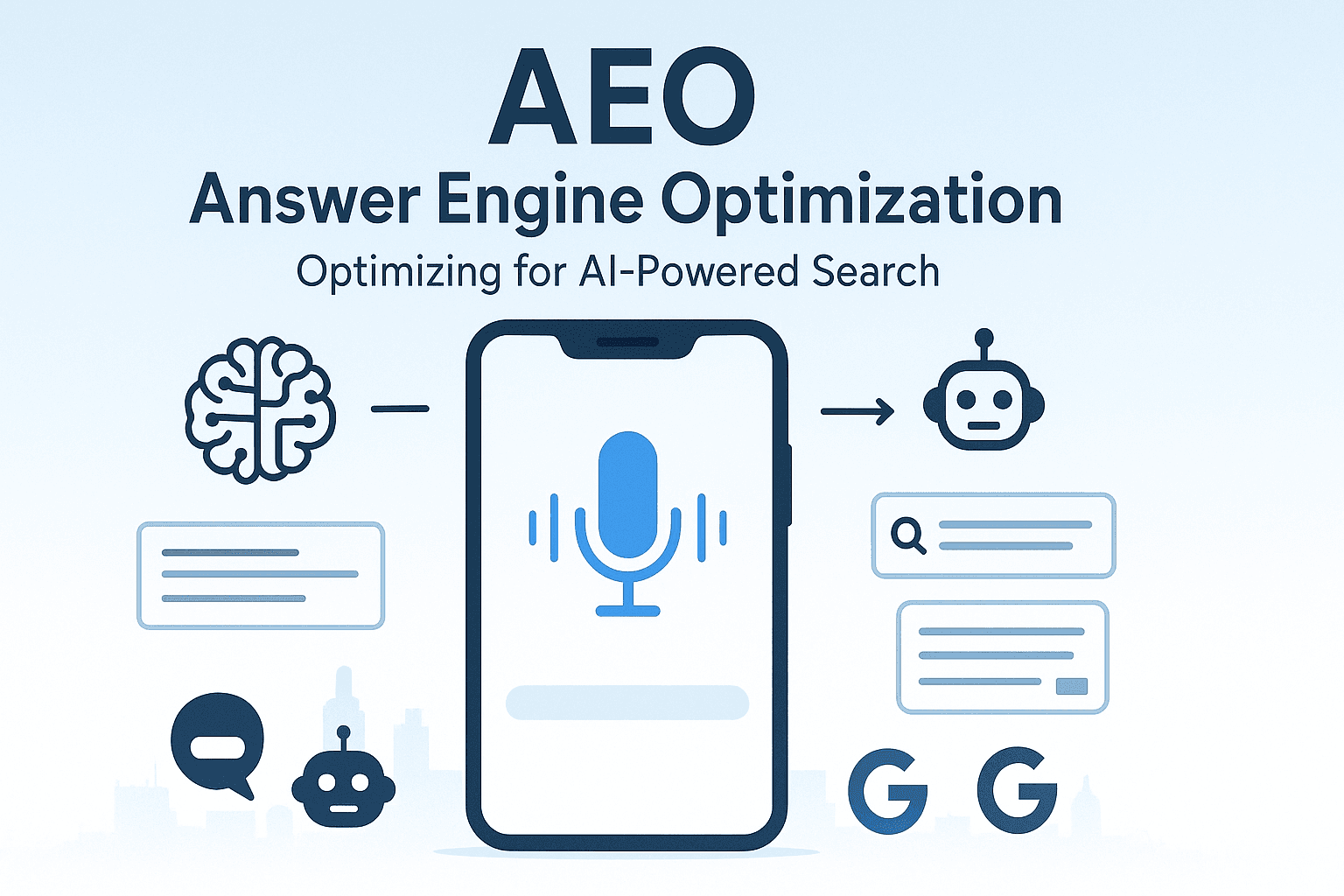 Answer Engine Optimization illustration