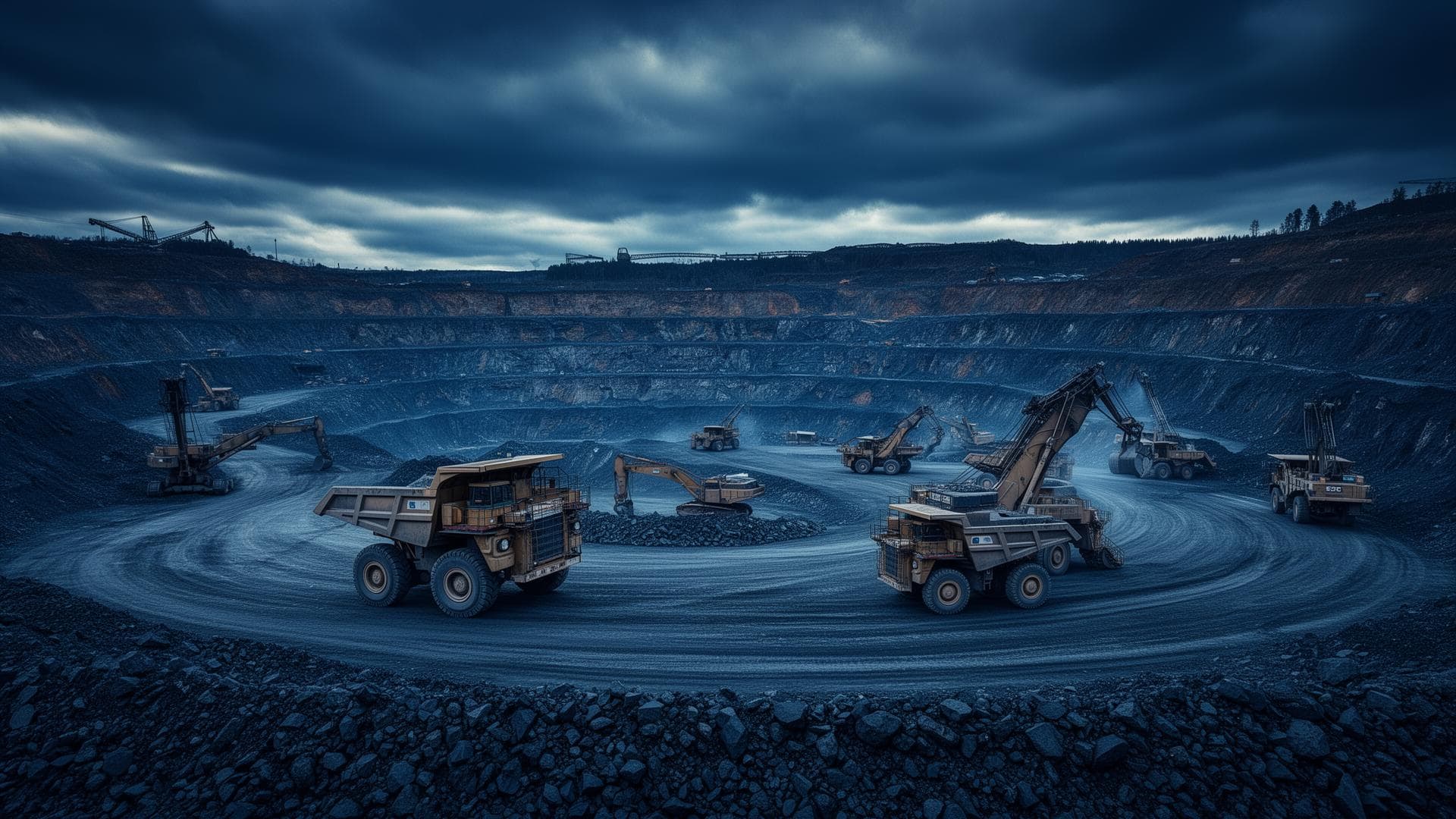 Industrial equipment showcase