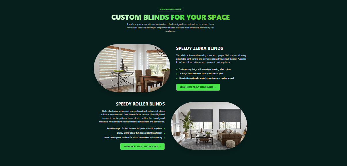 Speedy Blinds Screenshot 2