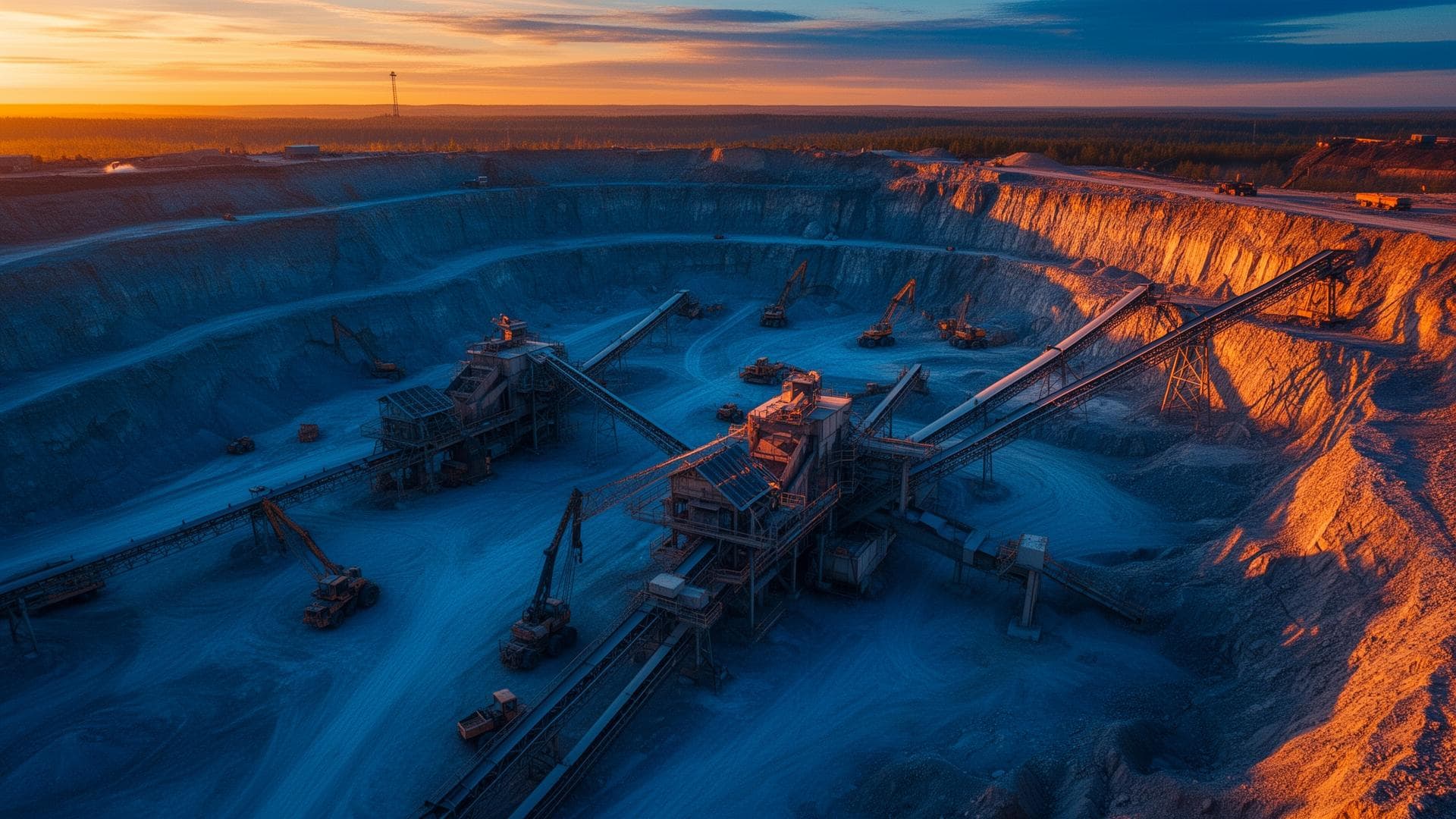 Jaw Crusher in Mining Operation